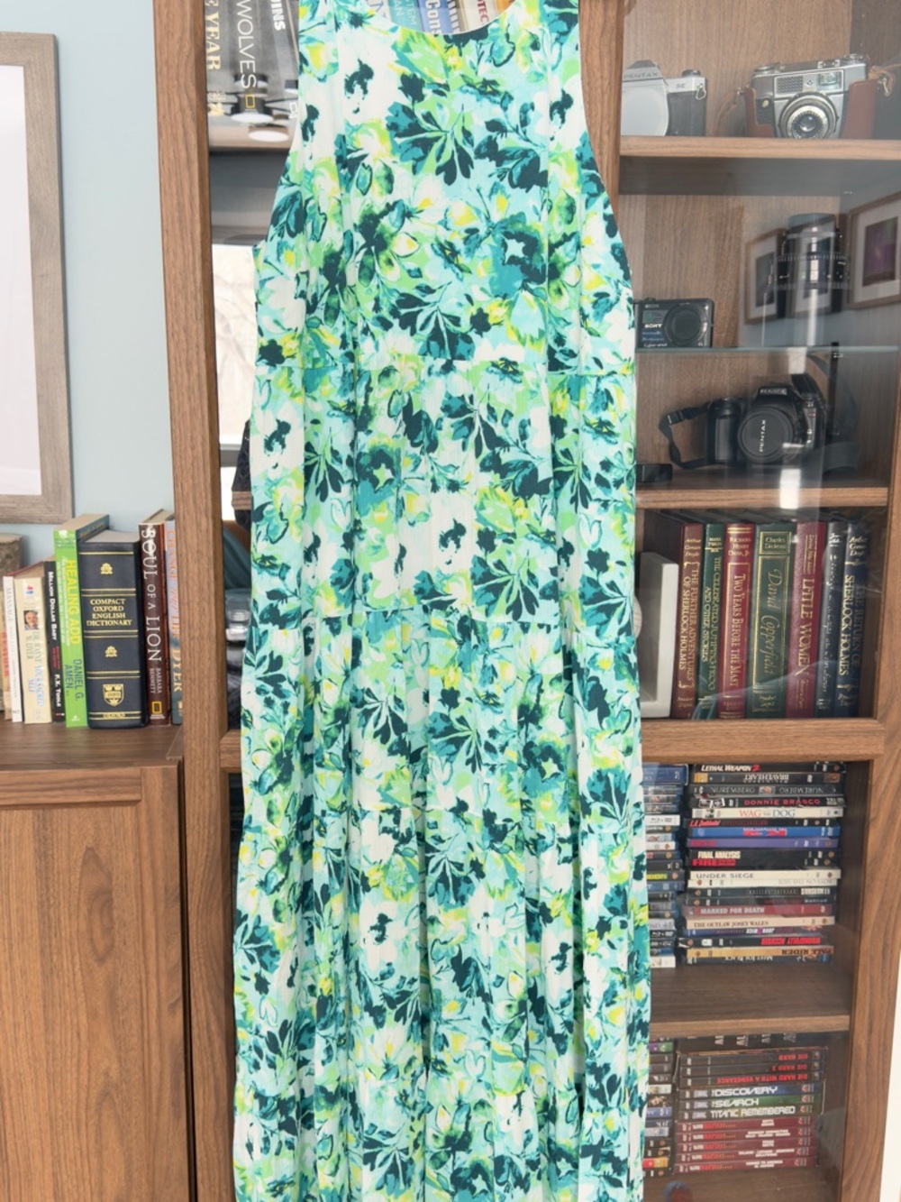 Torrid Maxi Washable Gauze Halter Tiered Dress